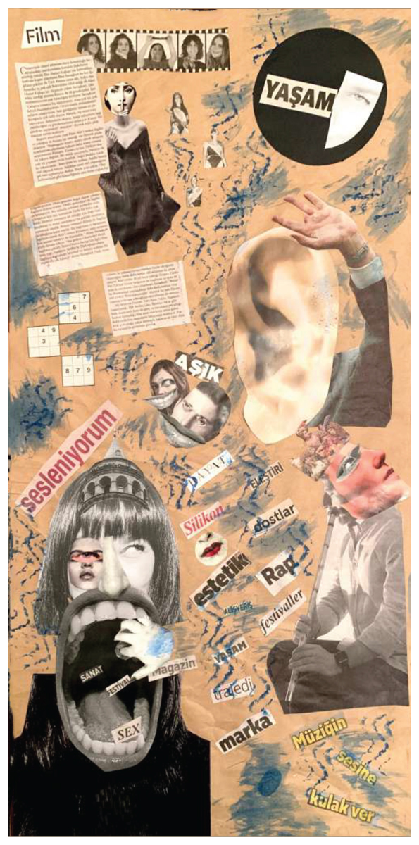 Dada Poem, Dada Collage - Merve Ulusoy